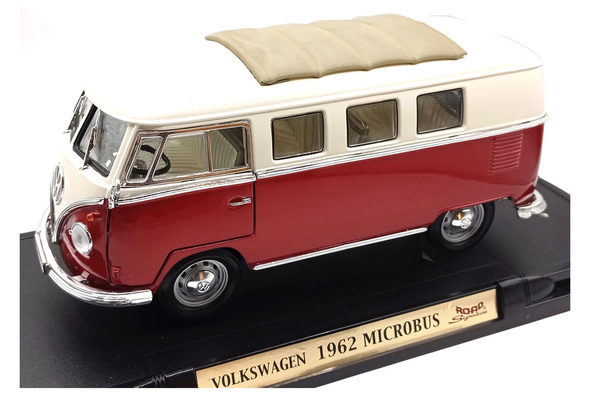 Sonstige Road Signature 92327 VW T1 Microbus Rot/weiss 1962 Maßstab 1:18 Modellauto (NOS) 1 Sonstige Road Signature 92327 VW T1 Microbus Rot/weiss 1962 Maßstab 1:18 Modellauto (NOS)