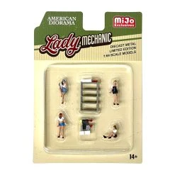 American Diorama AD76484 Figurenset "Lady Mechanic" Mijo Exclusives Maßstab 1:64
