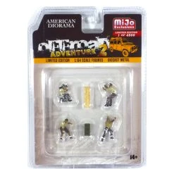 American Diorama AD76496 Figurenset "Off Road Adventure 2" Mijo Exclusives Maßstab 1:64