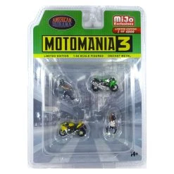 American Diorama AD76499 Figurenset "Motomania 3" Mijo Exclusives Maßstab 1:64 Motorrad