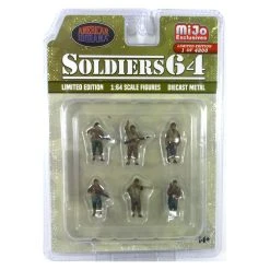 American Diorama AD76502 Figurenset "Soldiers 64" Mijo Exclusives Maßstab 1:64 Soldaten