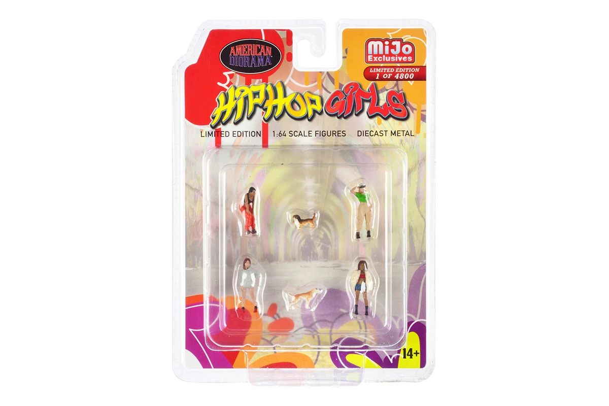 American Diorama AD76505 Figurenset "Hip Hop Girls" Mijo Exclusives Maßstab 1:64 1 American Diorama AD76505 Figurenset "Hip Hop Girls" Mijo Exclusives Maßstab 1:64