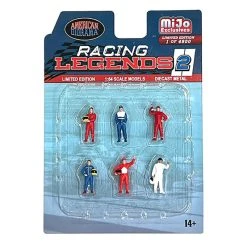 American Diorama AD76511 Figurenset "Racing Legends 2" Mijo Exclusives Maßstab 1:64