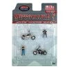 American Diorama AD76512 Figurenset "Motomania 5" Mijo Exclusives Maßstab 1:64 Motorrad