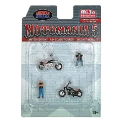 American Diorama AD76512 Figurenset "Motomania 5" Mijo Exclusives Maßstab 1:64 Motorrad