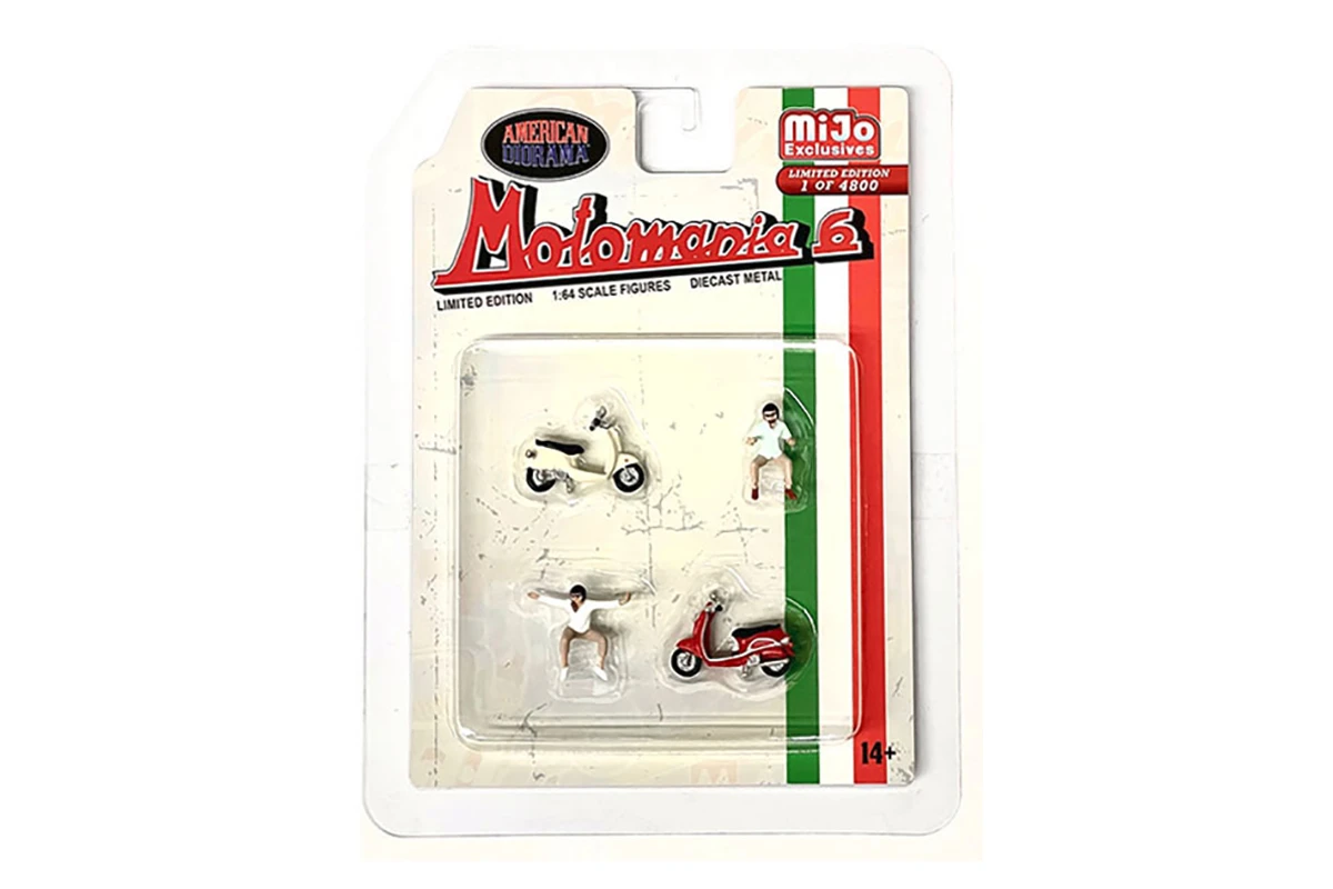 American Diorama AD76515 Figurenset "Motomania 6" Mijo Exclusives Maßstab 1:64 1 American Diorama AD76515 Figurenset "Motomania 6" Mijo Exclusives Maßstab 1:64