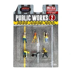***American Diorama AD76519 Figurenset "Public Works 2" Mijo Exclusives Maßstab 1:64