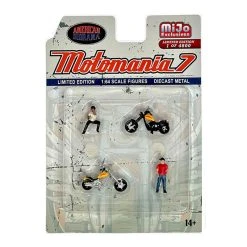 ***American Diorama AD76520 Figurenset "Motomania 7 - Chopper Biker" Mijo Exclusives Maßstab 1:64