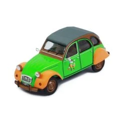 IXO Models CLC374 Citroen 2CV Deuchie Grün/orange 1978 Maßstab 1:43 Modellauto