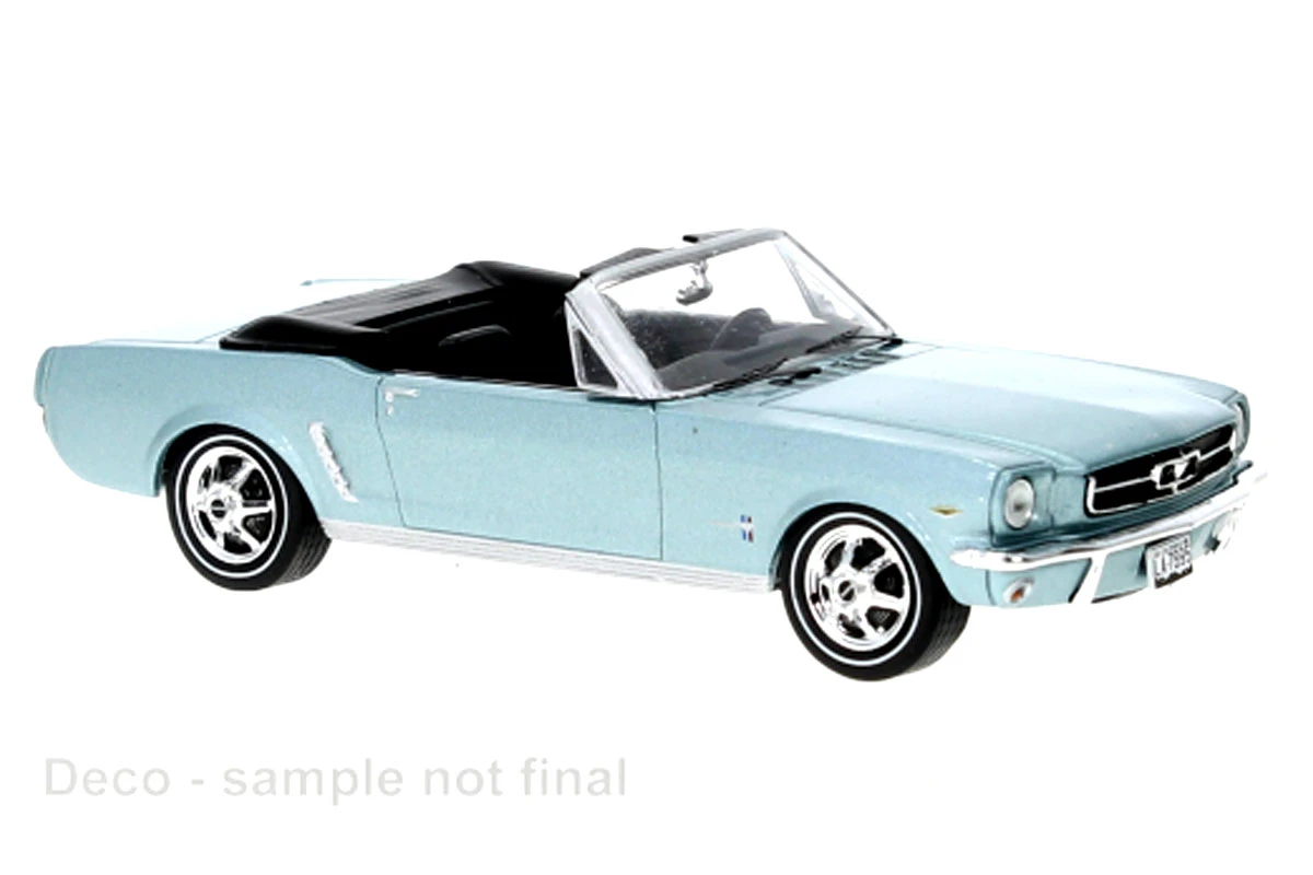***IXO Models CLC506 Ford Mustang Cabrio Hellblau 1965 Maßstab 1:43 Modellauto 1 ***IXO Models CLC506 Ford Mustang Cabrio Hellblau 1965 Maßstab 1:43 Modellauto