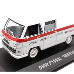 Sonstige NOS! Altaya DKW F1000L "Iberia" Silber/rot/weiss Maßstab 1:43 Modellauto