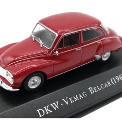 Sonstige NOS! De Agostini DKW-Vemag Belcar Rot 1967 Maßstab 1:43 Modellauto