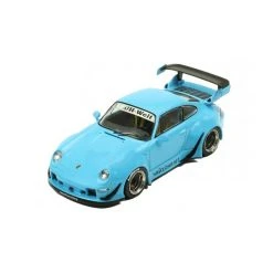 IXO Models MOC211 Porsche RWB 993 Hellblau Maßstab 1:43 Modellauto