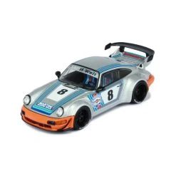 IXO Models MOC307 Porsche 911 (964) RWB Ichiban Boshi Rauhwelt "Martini" Silber Maßstab 1:43 Modella