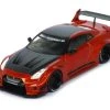 IXO Models MOC313 Nissan 35GT-RR LBWK Metallic Rot/schwarz 2019 Maßstab 1:43 Modellauto