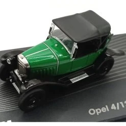 Sonstige Gebraucht NOS! Atlas Opel 4/12 PS Laubfrosch Grün/schwarz 1924 Maßstab 1:43 Modellauto