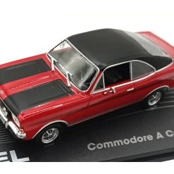 Sonstige Gebraucht NOS! Atlas Opel Commodore A Coupe GS/E Rot/schwarz 1970 Maßstab 1:43 Modellauto