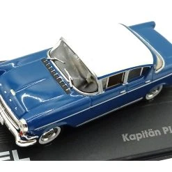 Sonstige Gebraucht NOS! Atlas Opel Kapitän P1 Blau/weiss 1958 Maßstab 1:43 Modellauto