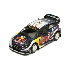 IXO Models RAM690 Ford Fiesta WRC "#1 S. Ogier" Rallye Australien 2018 Maßstab 1:43 Modellauto