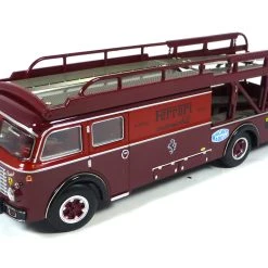 Sonstige Stance Hunters Fiat 642 Renntransporter "Ferrari Automobili" Dunkelrot 1957 Maßstab 1:64 Modellauto