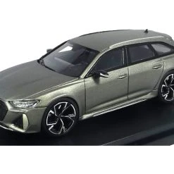Sonstige Stance Hunters Audi RS6 Avant (C8) Mit Dachbox Matt Grau Limitiert High REV Series Resin Maßstab 1:6