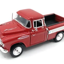 Sonstige NOS! Superior SS5605 Chevrolet Cameo Pickup Rot 1957 Maßstab 1:38 Modellauto