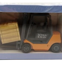 Sonstige NOS! Sondermodell Gabelstabler Still R 70-25 Orange Maßstab Ca. 1:43 Modellfahrzeug