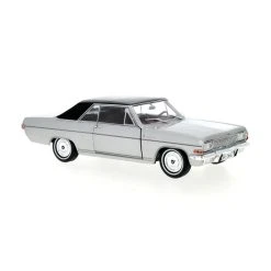 Whitebox WB124082 Opel Diplomat A V8 Coupe Silber, Dach Schwarz Maßstab 1:24 Modellauto