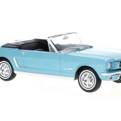 Whitebox WB124119 Ford Mustang Convertible Türkis Metallic 1965 Maßstab 1:24 Modellauto