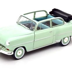 Whitebox WB124120 Opel Olympia Rekord Dach Offen Hellgrün 1954 Maßstab 1:24 Modellauto