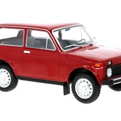 Whitebox WB124133 Lada Niva Rot 1976 Maßstab 1:24 Modellauto