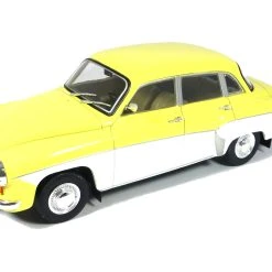 Whitebox WB124144 Wartburg 312 Hellgelb/weiss 1965 Maßstab 1:24 Modellauto