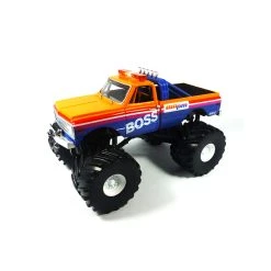 Greenlight 88021 Chevrolet K-10 "AM/PM Boss" Blau/orange - Kings Of Crunch Maßstab 1:43 Monster Truc