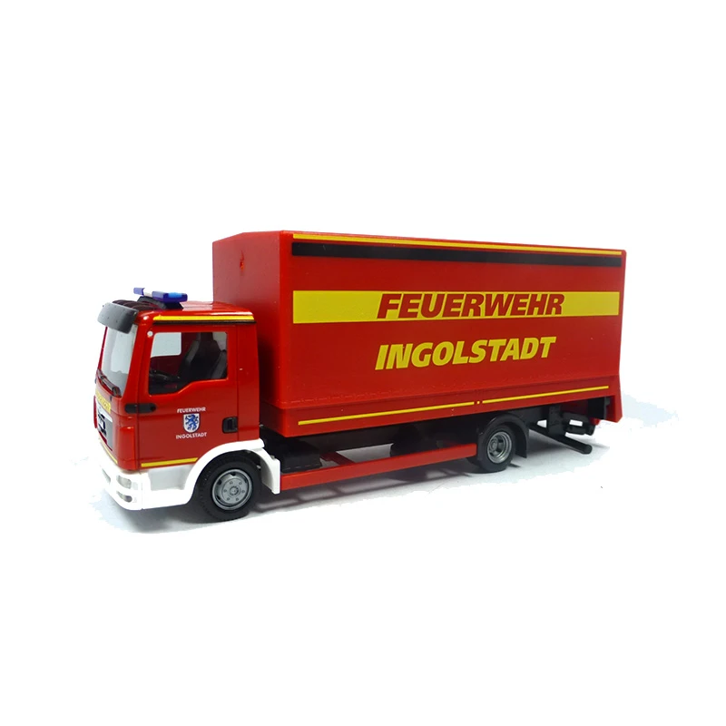 Herpa 094221 MAN TGL Planen-LKW "Feuerwehr Ingolstadt" Rot Maßstab 1:87 1 Herpa 094221 MAN TGL Planen-LKW "Feuerwehr Ingolstadt" Rot Maßstab 1:87