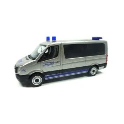 Herpa 094306 VW Crafter "Mannschaftstransportwagen THW" Silber Maßstab 1:87 Modellauto